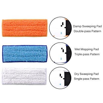 5 Packs Washable Mopping Pads for Braava Jet 240 241 Walmart.com