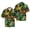 813, variant on Tacos Taco Bell Dinosaur Tropical Leaf Aloha Hawaiian Short Sleeve Button-Up Shirt