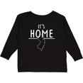 thumbnail image 3 of Inktastic It's Home- State of New Jersey Outline Boys or Girls Long Sleeve Toddler T-Shirt, 3 of 5