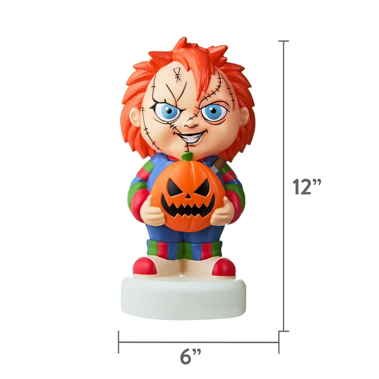 Halloween Chucky Mini Blow Mold Tabletop Décor, 12