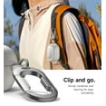 thumbnail image 3 of SURITCH Protection Case for Bose New QuietComfort Earbuds (2024), Rugged Shockproof Protective Cover with Magnetic Lok & Carabiner & Cleaning Kit, White, 3 of 8