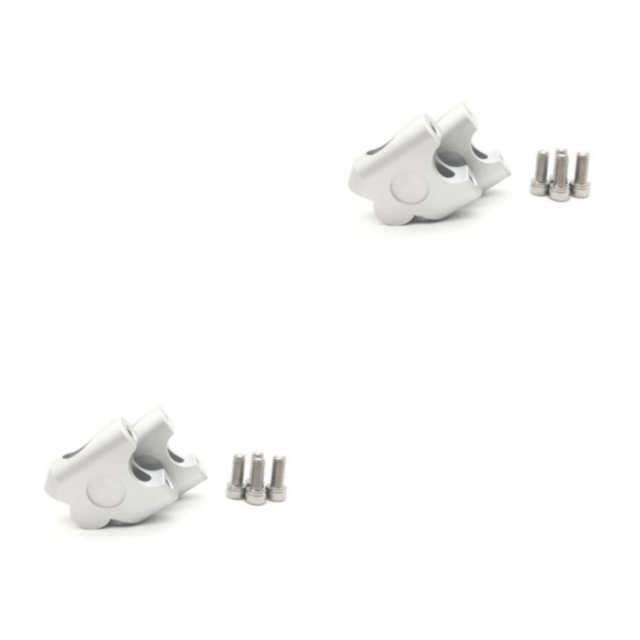 Sonducket 2 pack/lote grifo de aleación de aluminio adición práctica y duradera al baño motocicleta accesorios para vehículos todoterreno Plata 1 2Conjunto
