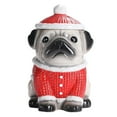 thumbnail image 1 of Holiday Time Pug Cookie Jar, 1 of 5