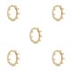 thumbnail image 2 of Guardurnaity Anillo de diamantes de imitación de aleación, joyería para nudillos de mano, suministros para novia, oro Type2 NO2, 2 of 6