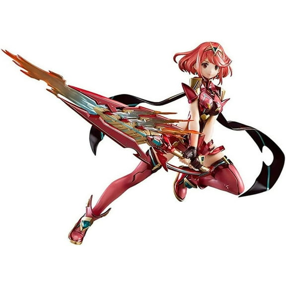 New Xenoblade Chronicles 2: Pyra Anime Cartoon Character Animated Statue Desktop Ornament Collectible Room Decoration Souvenir Fan Collection