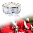 thumbnail image 6 of STARTIST 13" Snare Drum Music Drums Portable with Shoulder Strap Percussion Instrument Double Tone Drum for Kids Boys Girls Beginners White, 6 of 8