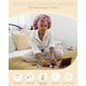 thumbnail image 3 of Gorro de seda CHLINS 100% morera para mujer con pelo rizado, 3 of 7