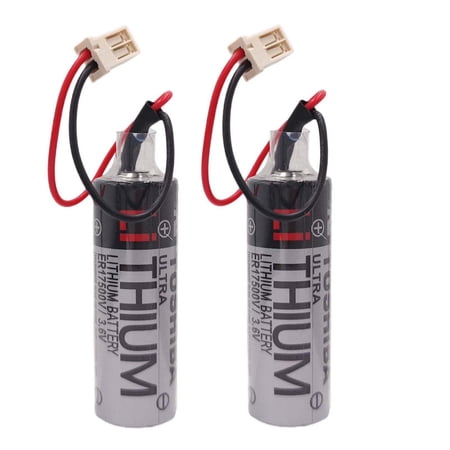 (2Pcs) ER17500V 3.6V 2700mAh R13N860011 Battery for EPSON Robot Battery C4 Series R13N860011 Battery