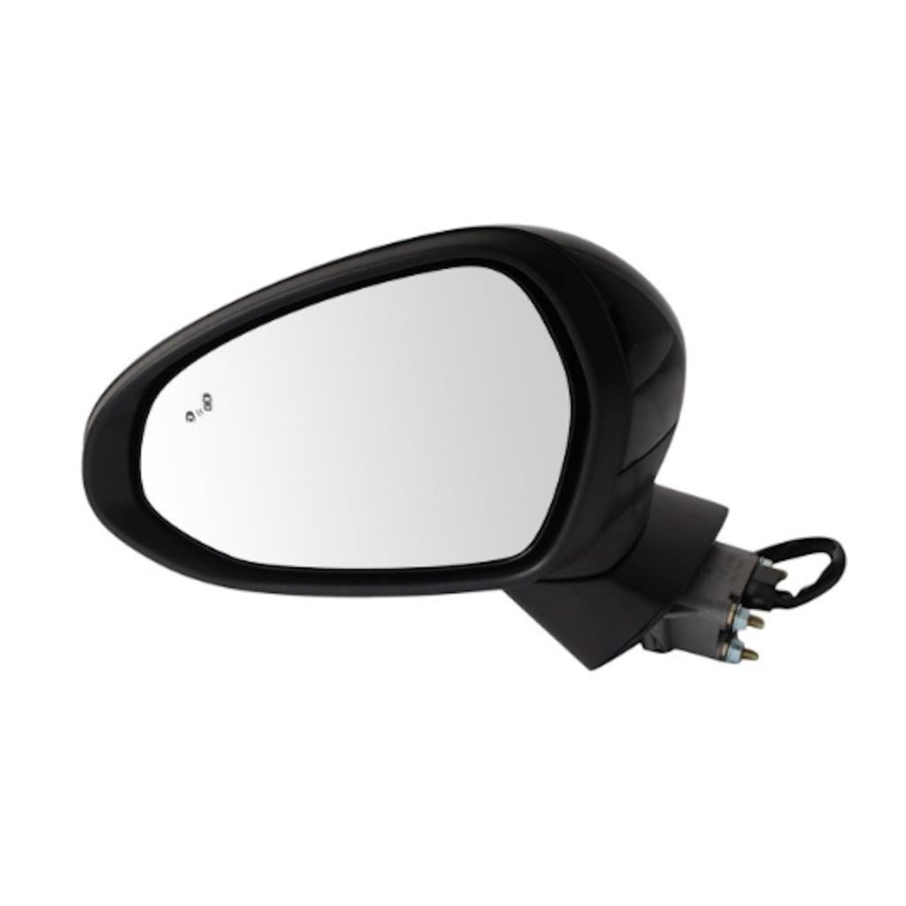 For Kia K5 2021 2022 Door Mirror Driver And Passenger Side | Pair | Power | Fits GT Line | w/ Blind Spot Detection/Heated Glass/Turn Signal | Textured Base | Paint to Match Cap | KI1320246, KI1321246