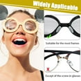 thumbnail image 2 of Eyeglass Nose Pads, Soft Silicone Adhesive Air Chamber Glasses Nose Pads, Casewin 1mm Nose Pads for Plastic Frames, 20 Pairs (Clear), 2 of 6