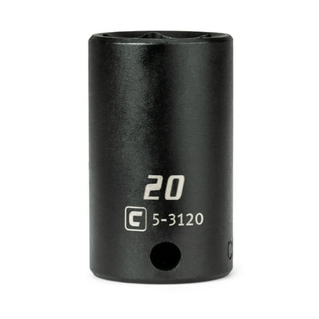 UPC: 0886352531207 | Capri Tools 3/8 in. Drive 20 mm Semi-Deep Impact Socket