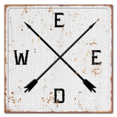 thumbnail image 1 of Weed Embossed Metal Wall Decor, 1 of 1
