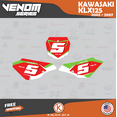 thumbnail image 4 of Kalair GFX Graphics Kit for Kawasaki KLX125 (2003-2007) Venom Series, 4 of 5