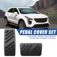 thumbnail image 3 of Auto Automático Freno Pedal Almohadilla Gas Acelerador Pedal Cubierta Kit Negro, 3 of 7
