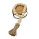 thumbnail image 3 of Wooden Beads Garland with Jute Tassels Rustic Heart Wall Hanging Decor Home Crafts, 3 of 4