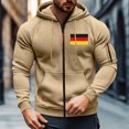 thumbnail image 3 of Ceisia Men's Outdoor Sports Jacket Hooded Long Sleeve Summer Loose Fit with Pockets Gift, 3 of 8
