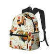 thumbnail image 2 of Gaeub Colorful Roosters School Backpack Waterproof Bookbag for Men Women College High School Bags, 2 of 8