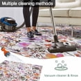 thumbnail image 5 of Watercolor Floral Outdoor Rug for Patio/Deck/Porch, Non-Slip Large Area Rug 6 x 9 Ft, Spring Flowers Plants Modern Rustic Indoor Outdoor Rugs Washable Area Rugs, Reversible Camping Rug Carpet Runner, 5 of 8