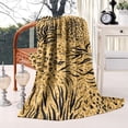 thumbnail image 2 of Animal Print Pattern Blanket,Comfortable Soft Flannel Throw Blanket,All Season,Warm Lightweight Blankets for Sofa Bed Couch Living Room Chair,40"x50", 2 of 4