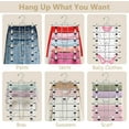 thumbnail image 6 of INCTUO 4 Pack Pants Hangers with Clips,Space Saving Hanging Closet Organizer-6 Tiers Skirt Hangers with 360° Swivel Hook,Closet Organizer-Clothes Hangers- College Dorm Essentials Apartment Essentials, 6 of 6