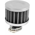 thumbnail image 4 of 2Pcs Air Filter Cold Air Intake Filter Breather 12mm Valve Cover Breather Filter For Car and Motorcycle (Sliver), 4 of 14