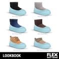 thumbnail image 3 of FLEX BOOT GUARD Compatible with UGG Boot, Waterproof Silicone Rubber Shoe Covers, Reusable Upgraded Overshoes, Non-Slip Washable for Women, Men (XS (Women 4-6 / Big Kids 3-5), Freshwater), 3 of 7
