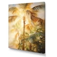 thumbnail image 2 of Designart "Palm Trees love expression II" Floral Canvas Wall Art, 2 of 5