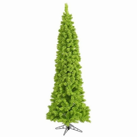Vickerman 6.5' Flocked Lime Fir Artificial Christmas Tree, Unlit