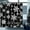 Black, variant on Christmas Shower Curtain with 12 Hooks Black Winter Snowflake Christmas Decor Shower Curtain for Bath Snow Christmas Holidays Bathroom Decor Waterproof Fabric Shower Curtain, 72'''' X 72''''
