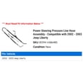 thumbnail image 2 of Power Steering Pressure Line Hose Assembly - Compatible with 2002 - 2003 Jeep Liberty, 2 of 2