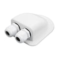 thumbnail image 2 of Solar Cable Entry Gland, Solar Cable Entry Box Double Hole White UV Proof  for Campervan, 2 of 7