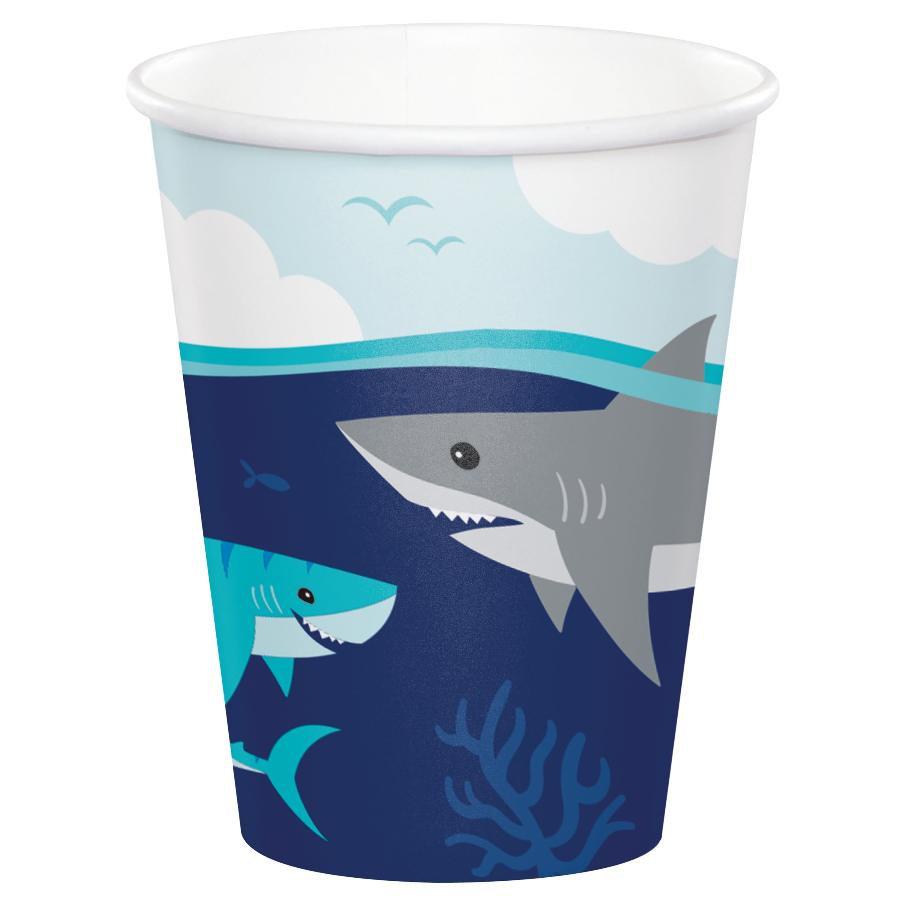 24 ct Shark Party Paper Cups