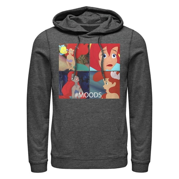 Men's The Little Mermaid Ariel #Moods  Pull Over Hoodie