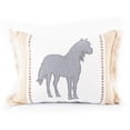 thumbnail image 1 of Southwest Sedona Fringed Horse Pillow, 1 of 1