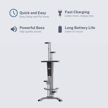 Maxi Climber Vertical Climber for Full-Body Cardio Exercise | Stair Step Fitness Equipment for Efficient Fat Burning Workout | Ideal Home Gym Climber for Effective Weight Loss