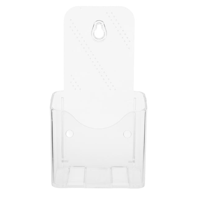 6 soportes acrílicos para folletos, catálogos y revistas, tamaño A6, para escritorio, multifuncionales, para uso en oficina y hogar