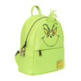 thumbnail image 4 of Loungefly Dr. Seuss The Grinch Green Mini Backpack PU Leather Purse Knapsack, 4 of 4
