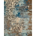thumbnail image 1 of Ahgly Company Indoor Rectangle Abstract Coffee Brown Abstract Area Rugs, 2' x 3', 1 of 6