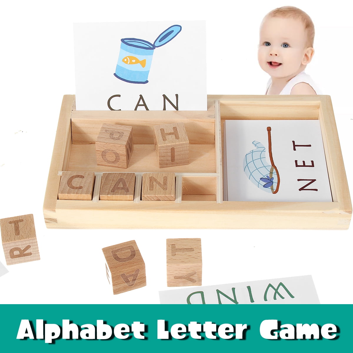cardboard alphabet blocks