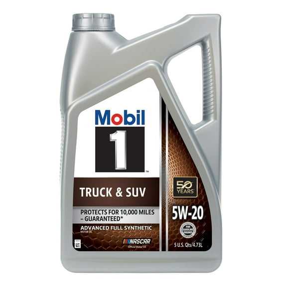 Mobil 1 Truck & SUV Full Synthetic Motor Oil 5W-20, 5 Quart