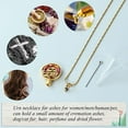 thumbnail image 4 of Tree of Life Urn Necklaces for Ashes for Women Men Crystal Cremation Jewelry w/Funnel Filler Memory Jewelry for Human Pet, 4 of 7