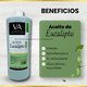 thumbnail image 3 of Aceite Masajes Eucalipto Corporal Spa Profesional 1 Litro VA, 3 of 3