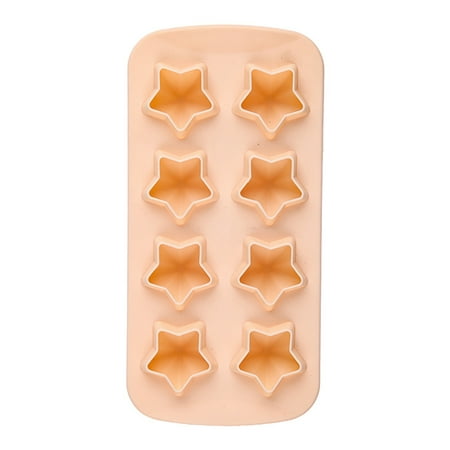 

Silicone Ice Cube Stencils Star Shape 8 Grid BPA-Free Reusable for Family Party