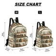 thumbnail image 2 of FORMRS Mini Backpack Purse for Women Quilted Travel Daypack Casual Shoulder Bag, Shelf Plants, 2 of 7