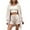White, variant on Fluffy Pajamas for Women Long Sleeve Cardigan Crop Top and Shorts Set Lounge Sets for Women Winter Pajamas for Women