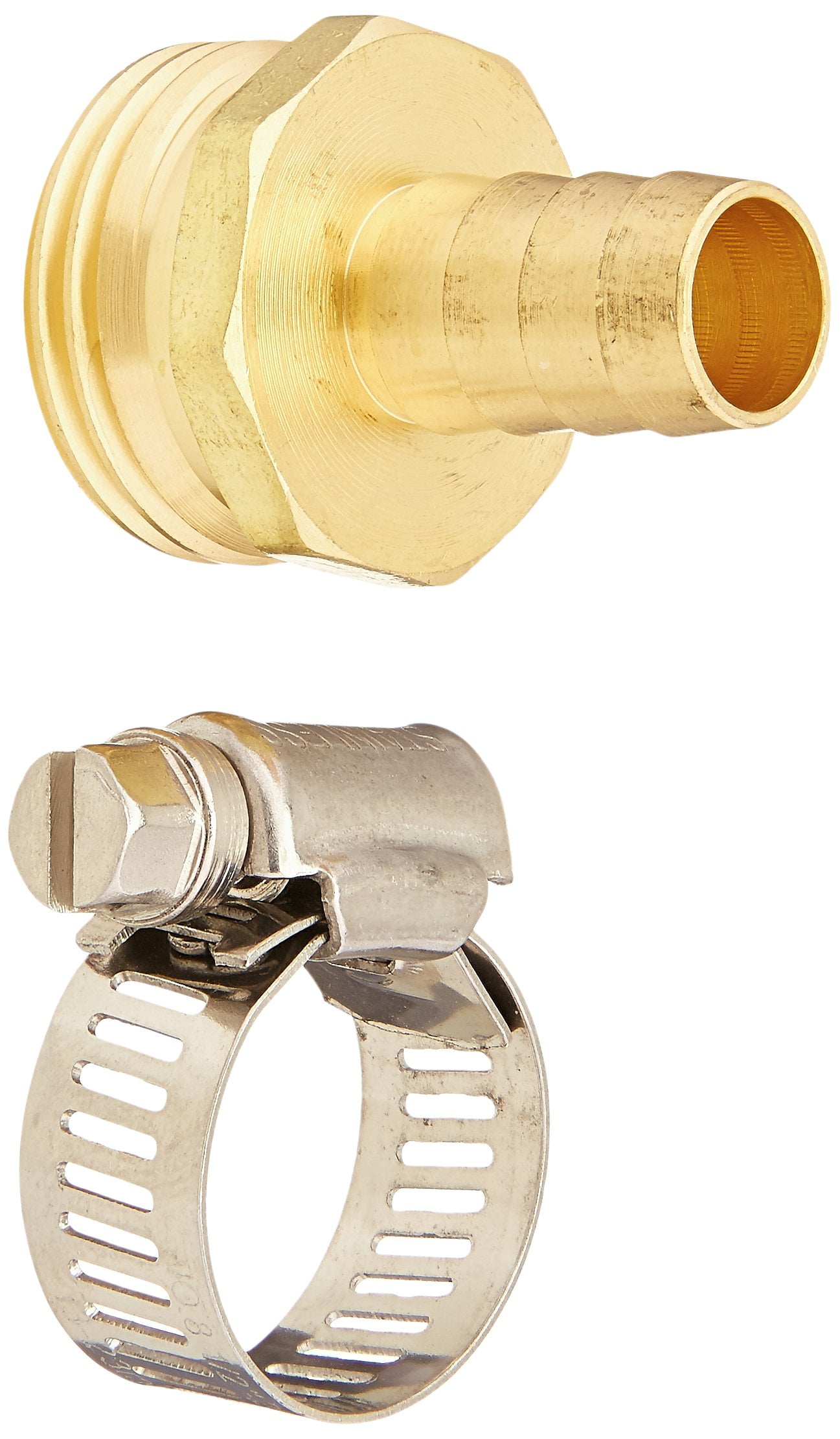 1/2" Garden Brass Mender End Repair Kit Hose Connector Male Female 0.47 Diameter 