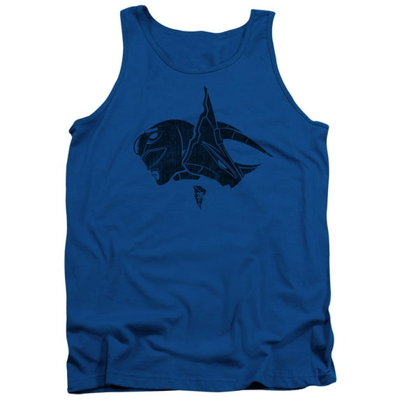 Power Rangers Blue Adult Tank Top Royal Blue