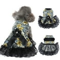thumbnail image 4 of Dog Dress Puppy Skirt Dog Princess Dresses Wedding Lace Edge Dress Luxury Bow Dog Dresses Costume for Small Dogs Girl Cat, 4 of 8