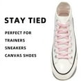 thumbnail image 4 of 3pair 3/8" Double Layer Flat Athletic Shoe Laces Strings for Sneakers 24-72 Inch, 4 of 9