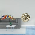 thumbnail image 2 of Escultura de pie, adorno, figura, estatua, escultura colgante de pared, metal, resina, hierro, vidrio, artesanía única, adecuada para sala de estar, d, 2 of 8